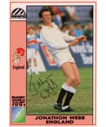 Jonathon Webb England Hand Signed Rugby 1991 World Cup Card Photo - £13.61 GBP