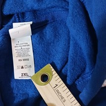 Independent Trading Co FLASH POINT Men's Blue Full Zip Hoodie Jacket 2XL image 5