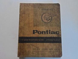 1955 Pontiac Serie 2000 2200 Manutenzione Manuale Vetrata Fabbrica OEM Libro 55 - £31.43 GBP