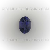 Natural Iolite Oval Facet Cut 7X5mm Ultramarine Blue Color VVS Clarity Loose Gem - £13.41 GBP
