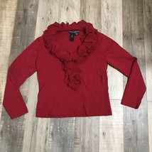 Theme for Nordstrom Sz M Petite Sweater Red - £14.12 GBP