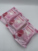 3 Pond&#39;s Vitamin Micellar Wipes Brighten Rose25 Wipes each pack Rare Bs265 - £19.10 GBP