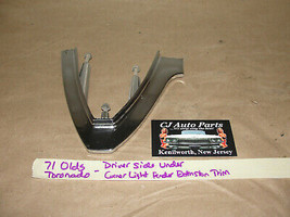 71 Olds TORONADO LEFT DRIVER SIDE UNDER CORNER LIGHT FENDER EXTENSION MO... - £47.47 GBP