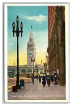 Lower Market Street View San Francisco California CA UNP WB Postcard H23 - £3.12 GBP