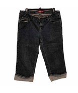 Dickies cuffed crop Capri jeans size 12 - £19.85 GBP