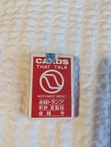 Vtg Northwest Orient Airlines Picture Playing Cards That Talk Asian Lang... - $9.49 CAD