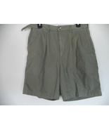 Men&#39;s Green Covington Pleated Shorts. Size 30. 100% Cotton. Flex Waistband. - €10,31 EUR