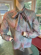 Wear To Work Vintage Shirt With Gorgeous Petals Sz Small Now (med Tag) S... - €6,21 EUR