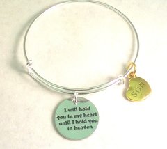 New SON in Heaven Bracelet&quot;I Will Hold You In My HEART Until I Hold You ... - £13.87 GBP