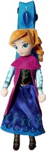 Walt Disney Frozen Anna 18&quot; Stuffed Plush Princess Doll Zipper Pouch Bac... - $19.59