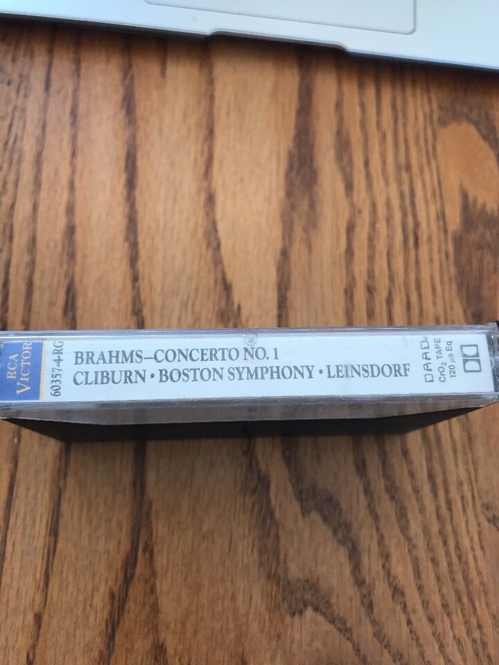 Brahms Concerto No.1 Cliburn • Boston Symphony • Leinsdorf Cassette Ships N 24h Item image 2