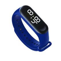 Ladie&#39;s Touch Screen Fitness Tracker Digital Sports Watch - New - Navy - £13.42 GBP