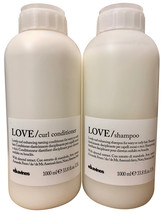 Davines Love Lovely Curl Enhancing Shampoo &amp; Conditioner 33.8 oz. - £78.05 GBP