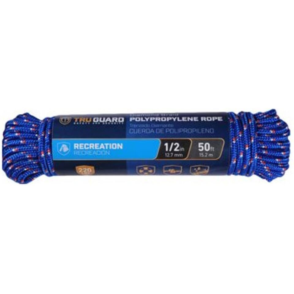 MIBRO Group (The) 643581 TG 1/2x50 Dia Poly Rope - $27.33