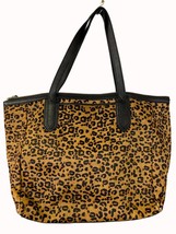 Fossil Women&#39;s Tan Leopard Design Shoulder or Tote Bag SKU 6320 - £47.34 GBP