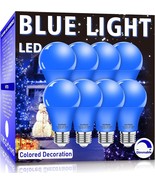 8 Pack A19 Led Blue Light Bulbs,110V E26 Christmas Blue Led, Holiday Lig... - $736.21 MXN