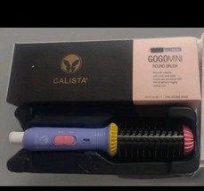 Calista GoGo Mini 2.0 Round Brush Hair Styling Tool 1&quot; Barrel Purple/ Pink - $21.66