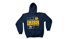 Vintage 20/20 Sports Notre Dame Fighting Irish Huge Print  hoodie Adult ... - $535.01 MXN