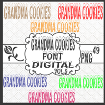 Grandma Cookies Font Digital Vol.5 - £0.99 GBP