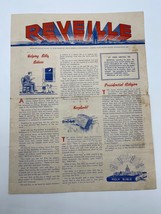 Original Reveille Service Bulletin Servicemen&#39;s Department WWII Era   - $18.00