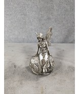 Vintage Angel Sitting on Stone Resin Statue Figure 4.5&quot; - $13.58