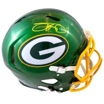 Jayden Reed Autograph Green Bay Packers FS Authentic Speed Flash Helmet ... - £413.85 GBP