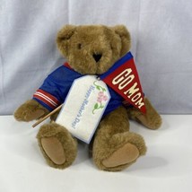 Vermont Teddy Bear 15&quot; Mom&#39;s Biggest Fan Plush Stuffed Animal Go Mom Mother - $27.69