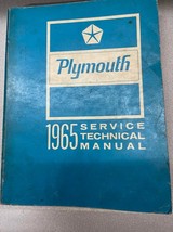1965 Plymouth Furia Belvedere Valient barracuda Negozio Servizio Tecnico Manual - £54.98 GBP