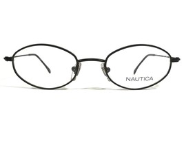 Nautica N7033 081 Eyeglasses Frames Grey Round Full Rim 47-19-140 - £37.06 GBP