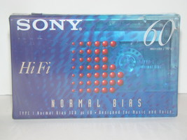 SONY - Hi Fi - NORMAL BIAS - 60 MINUTES - Blank Cassette Tape (New) - £7.81 GBP