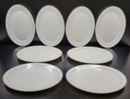 8 Arcopal Reception Oval Serving Platters Set Gastronomie Plates Dish Fr... - £70.74 GBP