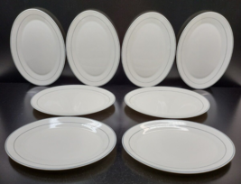 8 Arcopal Reception Oval Serving Platters Set Gastronomie Plates Dish Fr... - £70.13 GBP