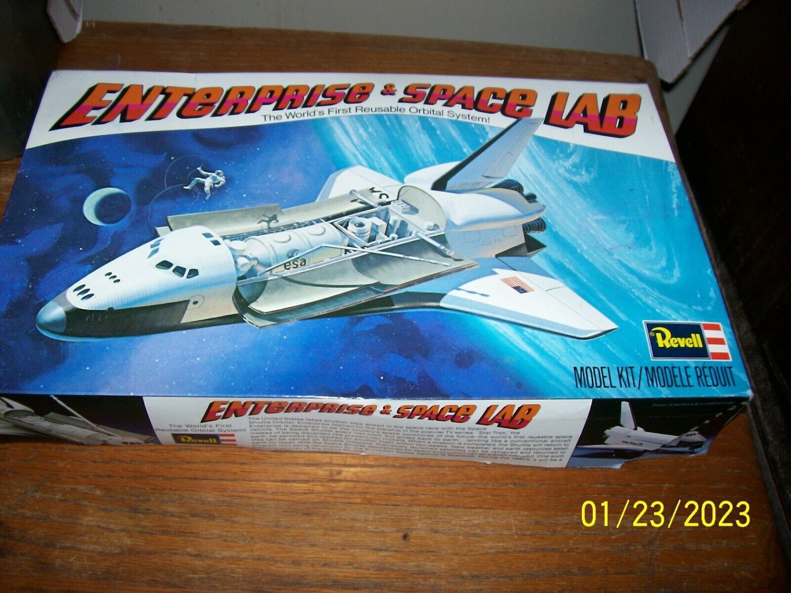 1978 Revell Space Shuttle Enterprise & Space Lab 1/144 scale kit MIB - $25.00