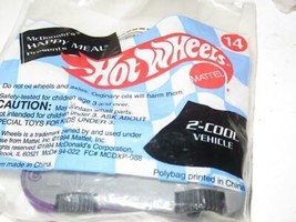 McDONALDS HAPPY MEAL - DIECAST HOT WHEELS-  2-COOL VEHICLE - NEW- W23 - $3.70