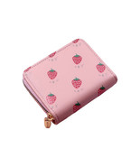 Wallet for Women,Strawberry Zipper Wallet,Credit Card Holder Coin Purse - £11.94 GBP