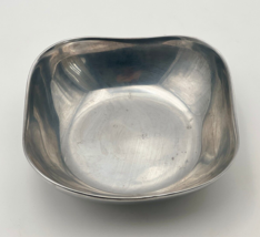 Wilton Armetale Boston MD Square Pewter Bowl 9 1/4&quot; Made in U.S.A. - £17.52 GBP