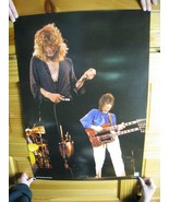 LED Zeppelin Affiche Robert Plant JIMMY Page Sur Scène - $1,663.73 MXN