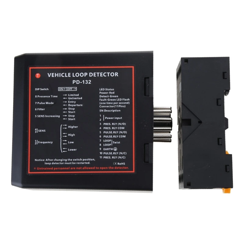 PD132 Single Channel Inductive Vehicle Loop Detector for Car Parking Lot - £21.07 GBP