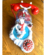 Coca Cola animated Polar Bear Telephone  Skating Iceberg Phone - $557.80 MXN