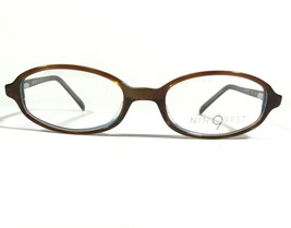 Nine West 52 C7W Eyeglasses Frames Brown Blue Round Full Rim 45-18-130 - £36.51 GBP
