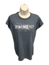 Vermont Womens Large Gray TShirt - £11.65 GBP