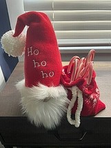 Christmas Decoration Santa Gnome with Toy Bag Santa Gnome Holiday Decora... - $24.99