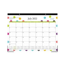 Blue Sky 2022-2023 Academic Year Teacher Monthly Desk Pad Calendar, 22&quot; ... - $16.99
