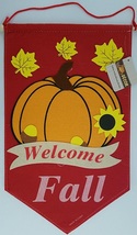 Fall Harvest Thanksgiving Wall Banner Decorations 15” x 9”,   Select: Theme - £2.38 GBP