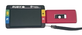 Freedom Scientific RUBY Handheld Video Magnifier Low Vision Aid Case Box READ image 6
