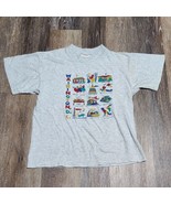 VTG City Graffiti Washington DC Youth T Shirt 14/16 1992 Capital Novel Tees - $24.18