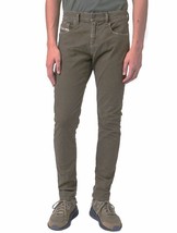 DIESEL Uomini Jeans Slim Fit D - Strukt Verde Kaki Taglia 26W A01014-069WD - £57.99 GBP