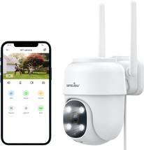 2K Security Cameras Wireless Outdoor 2.4G WiFi Home Security Cameras via Remote  - £44.62 GBP