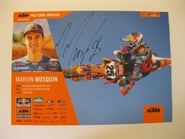 Marvin Musquin supercross motocross signed autographed 11x16 Poster COA.... - £74.35 GBP