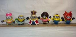 Lot of 6 Happy Meal McDonalds Despicable Me Minions Toy Figurines - £6.22 GBP